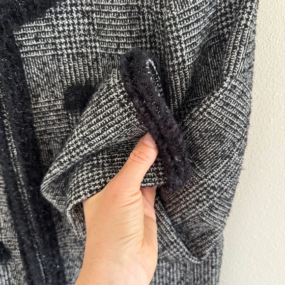 J. Crew Black and Gray Tweed Lady Jacket Blazer - Picture 4 of 10